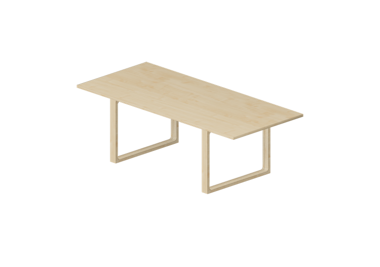 Tables 3D - Table rectangulaire - Fritz Hansen - Essay -... Tables 3D - Table rectangulaire - Fritz Hansen - Essay -...