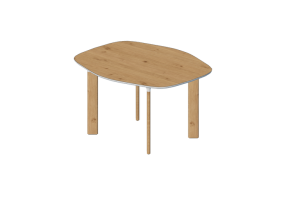 Mesas 3D - Mesa rectangular - Fritz Hansen - Analog - JH43
