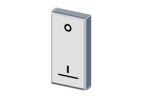 Interruptor bipolar iluminable - 1 M