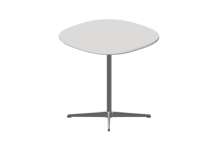 Mesas 3D - Mesa cuadrada - Fritz Hansen - Series - A602 -... Mesas 3D - Mesa cuadrada - Fritz Hansen - Series - A602 -...