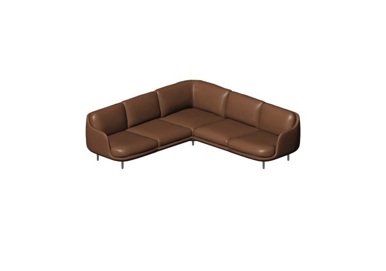 3D Sessel und Sofas - Sofa mit Halbinsel - Fritz Hansen -... 3D Sessel und Sofas - Sofa mit Halbinsel - Fritz Hansen -...