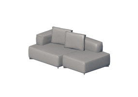 Chairs and Sofas 3D - Fabric Sofa - Fritz Hansen - Alphabet - PL210-3