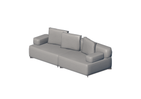 3D Sessel und Sofas - Soffsofa - Fritz Hansen - Alphabet - PL240-1
