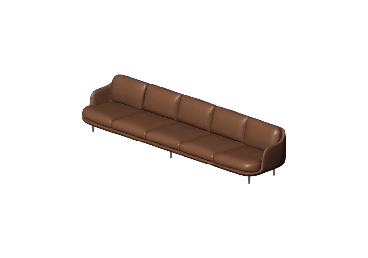 Poltronas y Sofás 3D - Sofá de cinco plazas - Fritz Hansen... Poltronas y Sofás 3D - Sofá de cinco plazas - Fritz Hansen...