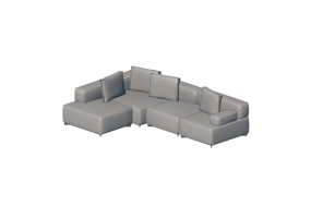 Divani 3D - Divano in tessuto - Fritz Hansen - Alphabet - PL300-3