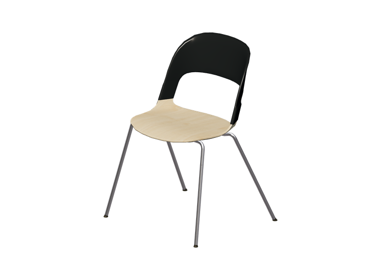 3D Stühle - Stuhl mit Sitz-Teil aus Holz - Fritz Hansen -... 3D Stühle - Stuhl mit Sitz-Teil aus Holz - Fritz Hansen -...