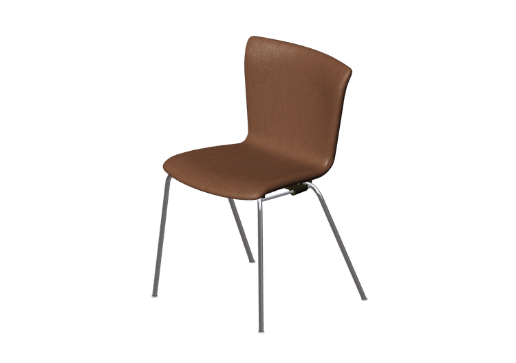 Cadeira 3D - Cadeira com assento estofado - Fritz Hansen -... Cadeira 3D - Cadeira com assento estofado - Fritz Hansen -...