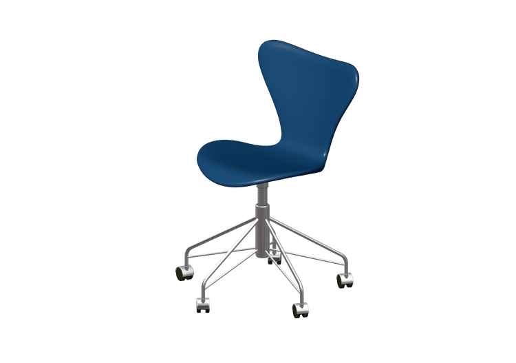 Sedie 3D - Sedia con seduta imbottita - Fritz Hansen -... Sedie 3D - Sedia con seduta imbottita - Fritz Hansen -...