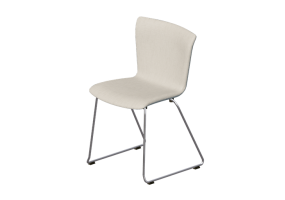 3D Chairs - Chair with upholstered seat - Fritz Hansen - Vico Duo - VM114