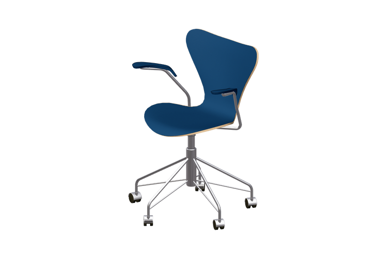 3D Stühle - Stuhl mit überzogenen Sitz-Teil - Fritz Hansen... 3D Stühle - Stuhl mit überzogenen Sitz-Teil - Fritz Hansen...