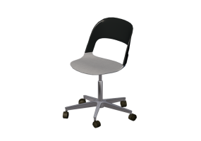 Cadeira 3D - Cadeira com assento em tecido - Fritz Hansen - Pair - BH25