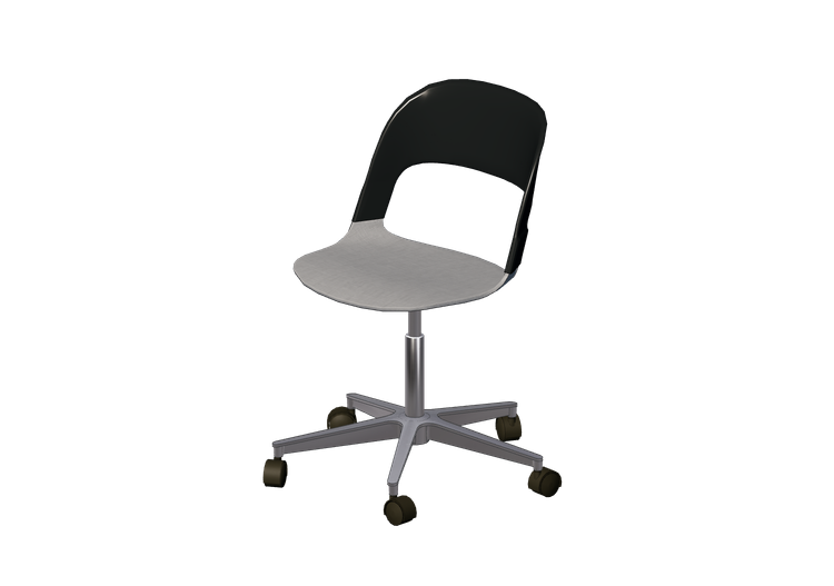 Chaises 3D - Chaise avec assise en tissu - Fritz Hansen -... Chaises 3D - Chaise avec assise en tissu - Fritz Hansen -...