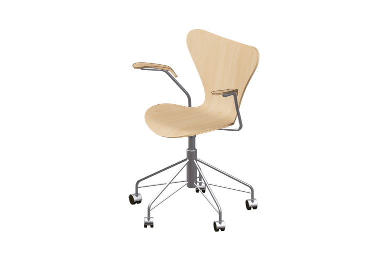 椅子 - Chair with wooden seat - Fritz Hansen - Series 7 -... 椅子 - Chair with wooden seat - Fritz Hansen - Series 7 -...