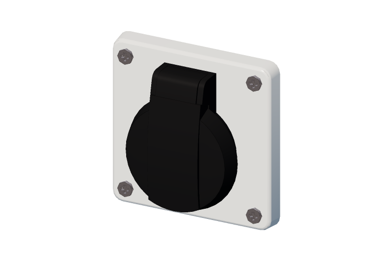 Tomacorriente fijo IP 54 480 V - 1000 V - ACCA software Tomacorriente fijo IP 54 480 V - 1000 V - ACCA software