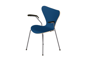 Sillas 3D - Silla con asiento tapizado - Fritz Hansen - Serie 7 - 3207