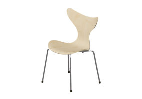 Chaises 3D - Chaise avec assise en bois - Fritz Hansen - Lily - 3108