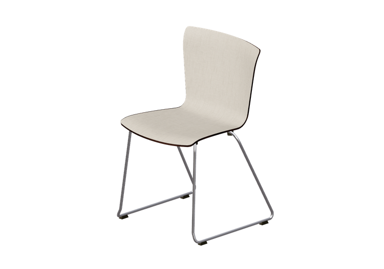 Chaises 3D - Chaise avec assise revêtue - Fritz Hansen -... Chaises 3D - Chaise avec assise revêtue - Fritz Hansen -...