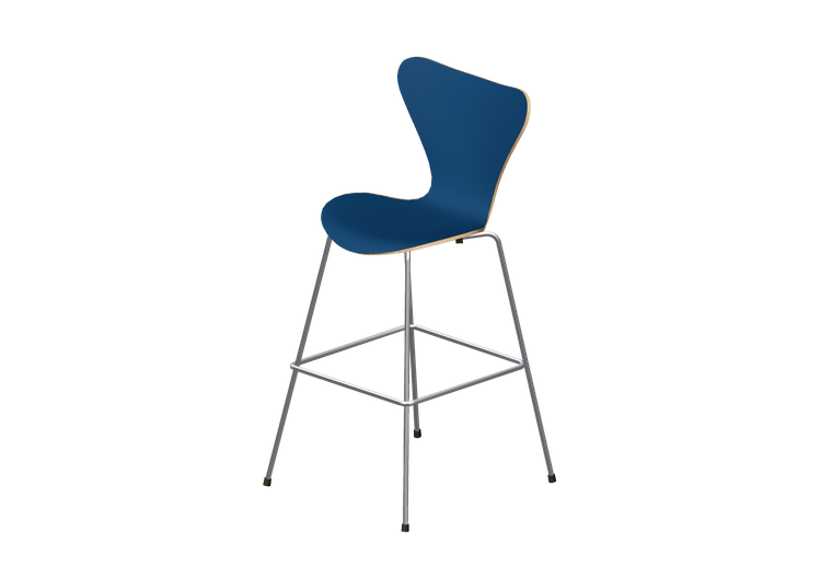 Chaises 3D - Tabouret avec assise revêtue - Fritz Hansen -... Chaises 3D - Tabouret avec assise revêtue - Fritz Hansen -...