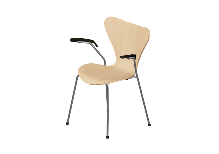 Sedie 3D - Sedia con seduta in legno - Fritz Hansen - Serie... Sedie 3D - Sedia con seduta in legno - Fritz Hansen - Serie...
