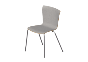 3D Chairs - Chair with upholstered seat - Fritz Hansen - Vico Duo - VM110