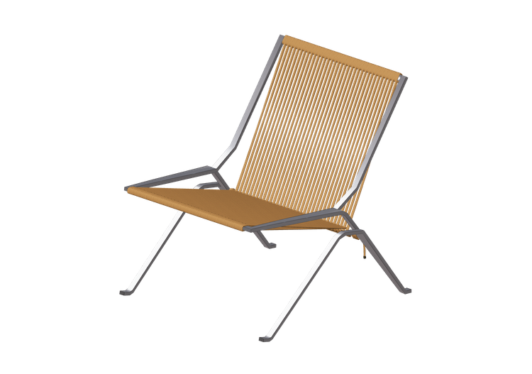 Poltronas 3D - Poltrona em tecido - Fritz Hansen - PK225 -... Poltronas 3D - Poltrona em tecido - Fritz Hansen - PK225 -...