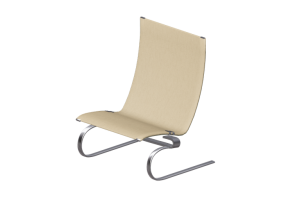 Poltronas 3D - Sill&oacute;n de tela - Fritz Hansen - PK20