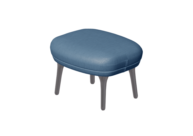 Fauteuil 3D - Tabouret en tissu - Fritz Hansen - Fri - JH14... Fauteuil 3D - Tabouret en tissu - Fritz Hansen - Fri - JH14...