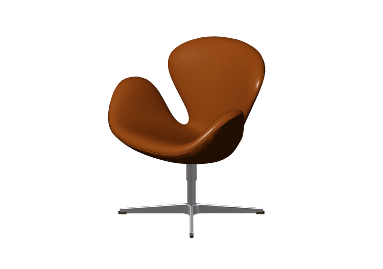 Fauteuil 3D - Fauteuil avec assise en cuir - Fritz Hansen -... Fauteuil 3D - Fauteuil avec assise en cuir - Fritz Hansen -...