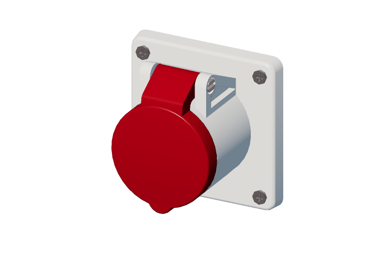 Aufbausteckdose IP 44 380 V - 480 V - ACCA software Aufbausteckdose IP 44 380 V - 480 V - ACCA software