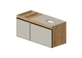 Meubles 3D - Meuble sous lavabo - Geberit - Geberit Citterio - 500.565.JI.1