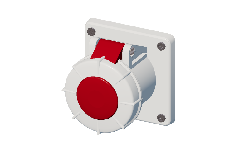 Aufbausteckdose IP 67 380 V - 480 V - ACCA software Aufbausteckdose IP 67 380 V - 480 V - ACCA software