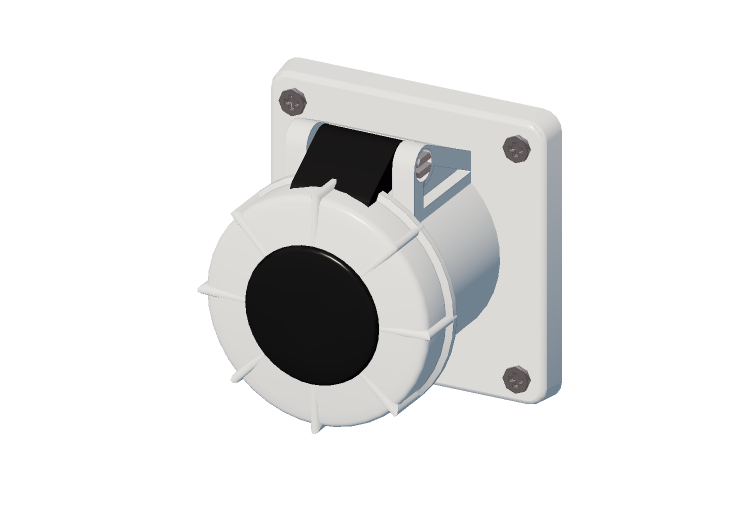 Tomada blindada IP 67 480 V - 1000 V - ACCA software Tomada blindada IP 67 480 V - 1000 V - ACCA software