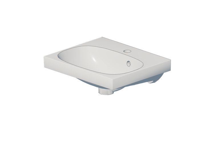 Lavabos 3D - Lavabo en céramique - Geberit - Geberit Acanto... Lavabos 3D - Lavabo en céramique - Geberit - Geberit Acanto...