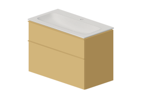 Mobili 3D - Set mobile con lavabo - Geberit - Geberit iCon - 502.337.JL.1