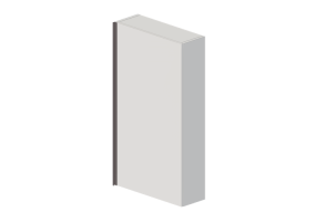 3D Furniture - Wall mounted Cupboard - Geberit - Geberit Acanto - 500.639.01.2
