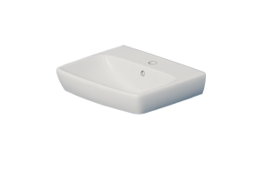 Pias 3D - Cuba de cer&acirc;mica - Geberit - Geberit Selnova Square - 500.310.01.1