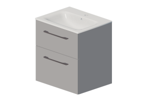 Mobili 3D - Set lavabo con mobile - Geberit - Geberit Selnova Square - 501.237.00.1