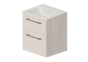 Meubles 3D - Ensemble lavabo avec meuble - Geberit - Geberit Selnova Square - 501.235.00.1