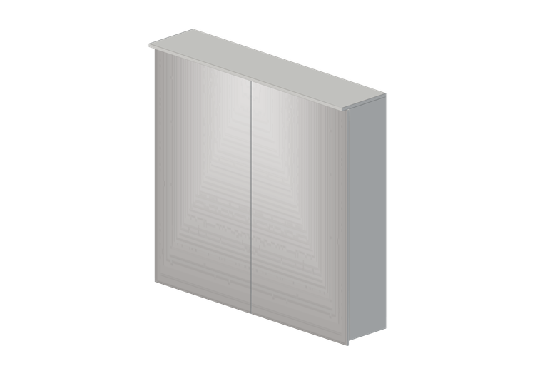 Móveis 3D - Gabinete espelho - Geberit - Geberit Option -... Móveis 3D - Gabinete espelho - Geberit - Geberit Option -...