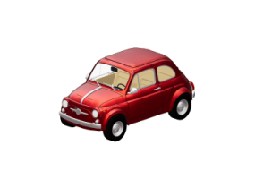 3D Autos - Fiat 500 Oldtimer vom 1962