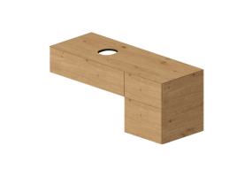 Meubles 3D - Meuble sous-lavabo - Geberit - Geberit VariForm - 501.193.00.1