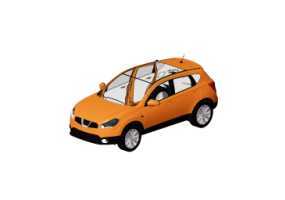 Automobiles 3D - Nissan Qashqai 1 s&eacute;rie