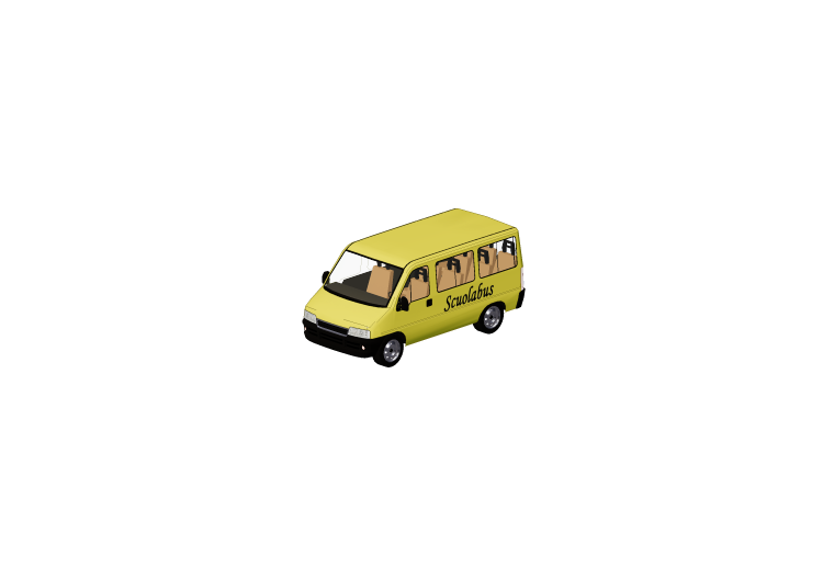 3D Cars - Fiat Ducato Schoolbus - ACCA software 3D Cars - Fiat Ducato Schoolbus - ACCA software