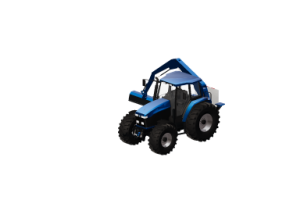 3D Cars - Medium boom brush cutter tractor
