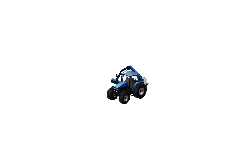 3D Cars - Medium boom brush cutter tractor - ACCA software 3D Cars - Medium boom brush cutter tractor - ACCA software