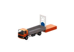Autom&oacute;veis 3D - Caminh&atilde;o com atenuador