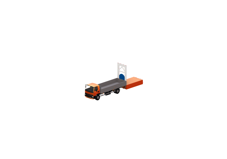 3D Cars - Truck with attenuator - ACCA software 3D Cars - Truck with attenuator - ACCA software