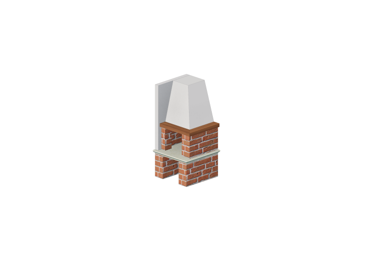 Wood fireplace - SMALL Pn 8kW - ACCA software Wood fireplace - SMALL Pn 8kW - ACCA software