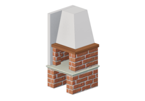 Chimenea de le&ntilde;a - GRANDE Pn 26kW