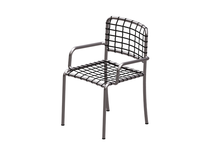 Chaises 3D - Chaise en acier - Gervasoni - Allu 224 l -... Chaises 3D - Chaise en acier - Gervasoni - Allu 224 l -...
